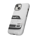 White NSX Phone Case, Retro 90s JDM Supercar Cover, Gift for Car Lovers