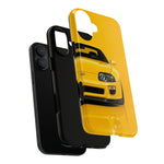 Yellow Supra Phone Case, MK4 90s JDM Legend Tough Protective Cover for Men