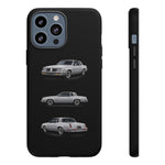 Silver Cutlass Supreme Classic Coupe Tough Phone Case - 3 View