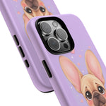 French Bulldog Bat Ears Kawaii Pet Dog Art Tough Phone Case