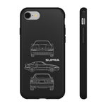 1986 Supra Triple View Line Art JDM Tough Phone Case Cover