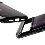 Melancholy Data Poster Phone Case, Glitch Anime Sky Tough Cover