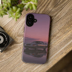 Sunset Skyline GT-R R32 phone case | car reflection, purple dusk