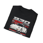 1980 Porsche 930 Turbo Gemballa Version II T-Shirt – 3-View Retro Racing Graphic