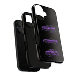 MK4 Supra Phone Case Purple, Three-View Vector Cover