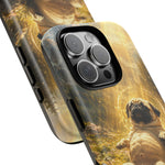 Pug in Sunbeams phone case | Dog Lover Tough Cover