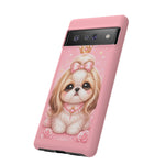 Shih Tzu Princess Kawaii Chibi Puppy Pet Dog Art Tough Phone Case