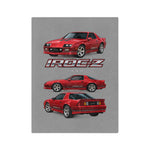 IROC-Z 1988 Red Camaro blanket | Velveteen Microfiber Throw
