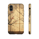 Plum Blossom Shoji Screen Phone Case Zen Art Tough Case