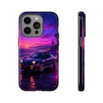 Retro JDM Sports Car Sunset MR2  phone case | Tough Cases