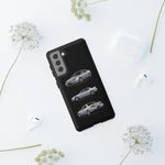 Silver Prelude Sports Coupe Tough Phone Case for JDM Fans