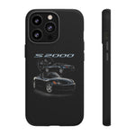 Black S2000 Roadster Collage JDM Tough Phone Case Cover Gift