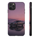 Sunset Skyline GT-R R32 phone case | car reflection, purple dusk