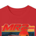 Red 1987 Toyota MR2 Collage Long Sleeve Tee | Retro JDM Sports Car