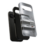 Silver 64 Impala Phone Case, Chrome Lowrider Classic Cover for Men