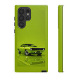 Green Cuda Muscle Car phone case for Gear Heads