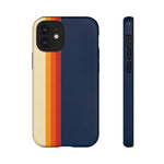 Retro Rainbow Stripe Phone Case | Tough Phone Case