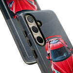 Red C8 Z06 Track Wing Tough Phone Case Cover Gift Art