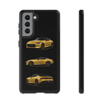 Gold Fairlady Z Classic Sports Car Tough Phone Case - 3 View