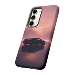 C8 Corvette Silhouette Pastel Horizon Case