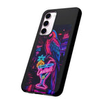 Neon Parrot Cocktails phone case | Tough Cases