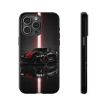 Camaro ZL1 Phone Case, Black Red Racing Stripe Studio Cover, Gift