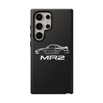 MR2 White Side Silhouette JDM Tough Phone Case Cover Gift