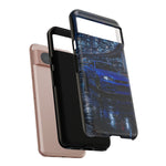 Skyline GT-R R34 Bayside Blue Tokyo Night Art Tough Phone Case