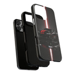 Camaro ZL1 Phone Case, Black Red Racing Stripe Studio Cover, Gift