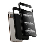 Silver Sting Ray Classic Corvette Phone Case Tough Multi View