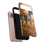 German Shorthaired Pointer Pointing Art Tough Phone Case