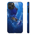 Sailfish Phone Case, Deep Sea Fishing Strike Tough Cover for Men