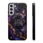 French Bulldog Galaxy Marble Art Tough Phone Case