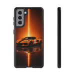 Z06 C8 Phone Case, Orange Racing Livery Studio Cover