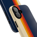 Retro Rainbow Stripe Phone Case | Tough Phone Case