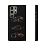 Black 300ZX Sports Car Tough Phone Case - Multi View