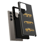 Gold Fairlady Z Classic Sports Car Tough Phone Case - 3 View