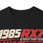 1985 RX7 Retro JDM Car Long Sleeve Tee | Mazda RX-7 Racing