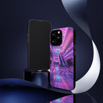 Empty Mall Escalator Vaporwave Art Tough Phone Case