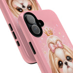 Shih Tzu Princess Kawaii Chibi Puppy Pet Dog Art Tough Phone Case