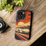 Retro Sunset Countach phone case | Sports car tough cover