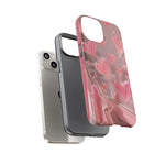 Pink Lip Gloss Heart Mirror Phone Case Girly Tough Case