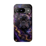 French Bulldog Galaxy Marble Art Tough Phone Case