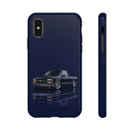 Navy Blue Chevy OBS Truck Phone Case, Classic Cover