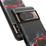 Z06 C8 Phone Case, Red Smoke Studio Reflection Cover