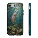 Rainbow Trout Take Phone Case Freshwater Fishing Gift for Anglers
