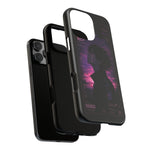 Melancholy Data Poster Phone Case, Glitch Anime Sky Tough Cover