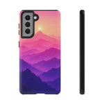 Pastel Mountain Haze Vaporwave Art Tough Phone Case