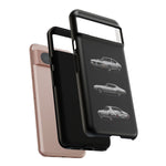442 Phone Case Silver, Three-View Vector Tough Cover