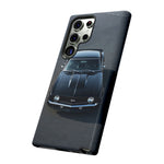 1969 Camaro SS Black Overhead Tough Phone Case Cover Gift Art